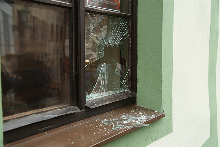 A2B Glass are able to board up broken windows while they are being repaired in Sedgley.
